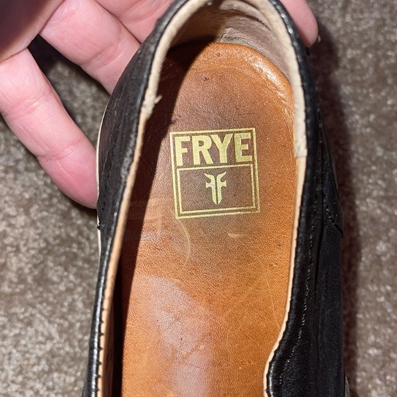Frye Dylan Leather Moto Slip On Sneakers- size 6 - Picture 5 of 7
